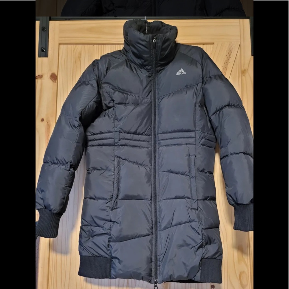 Black women’s Adidas winter coat Large